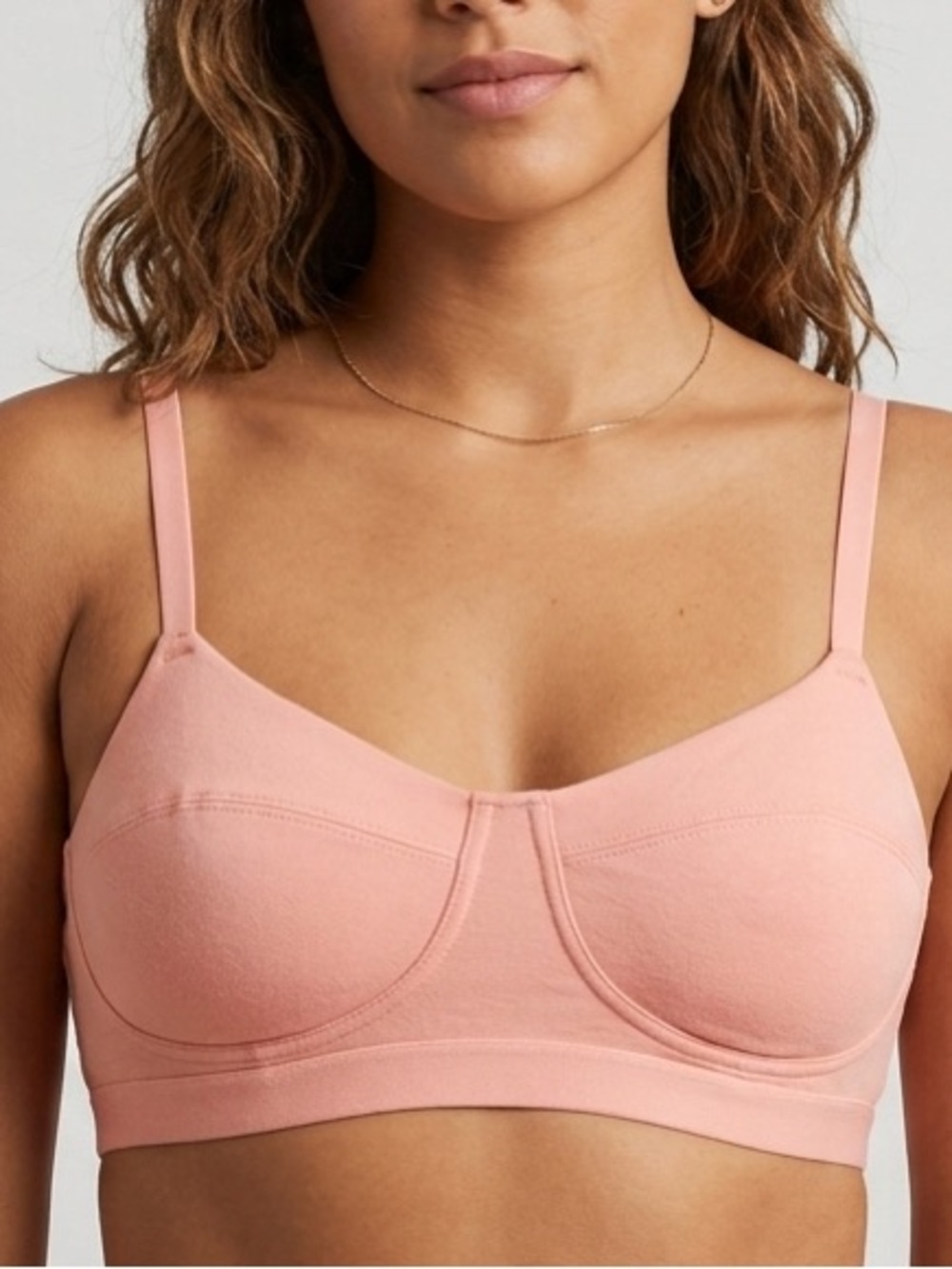 NWT Colsie Pink Unlined Bralette Size Large